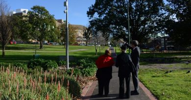 Inspecting Box Hill CCTV cameras