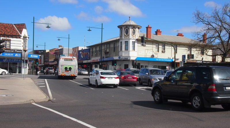 Whitehorse Rd and Station St intersection