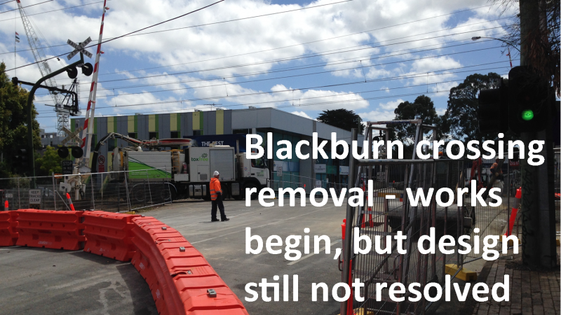 Works begin but design not resolved