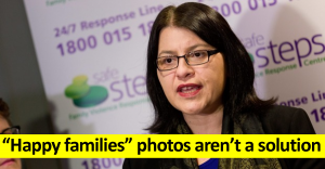 Happy families photos aren't a solution