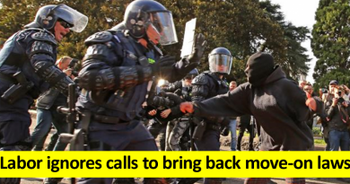 Labor ignores calls to bring back move-on laws