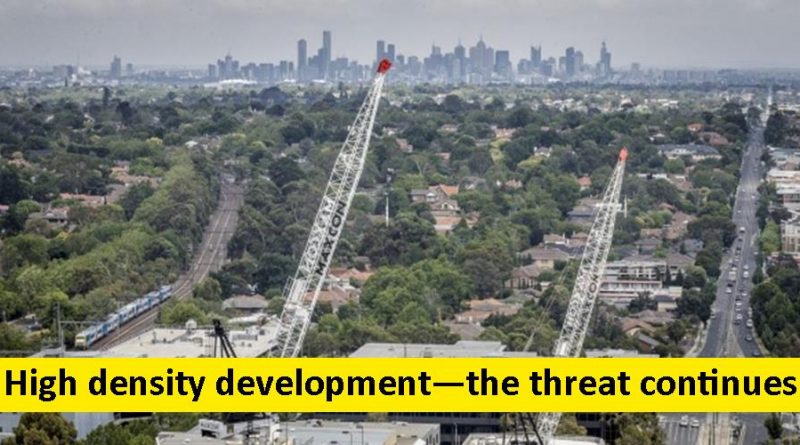 High density threat continues