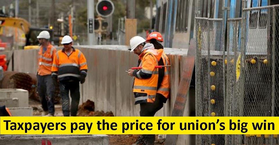 Taxpayers pay the price for union's big win